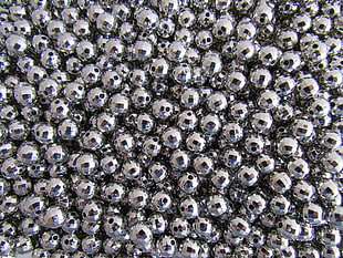 silver bauble lot, Balls, Shapes, Shine HD wallpaper
