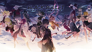 Black Bullet anime wallpaper, Black Bullet,  Enju Aihara, Kagetane Hiruko, Kisara Tendo 