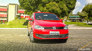 red Volkswagen car, Volkswagen, prime, car, red cars HD wallpaper