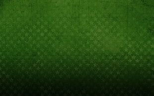 green star print textile