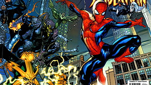 Marvel Spider-Man cover, Spider-Man, Green Goblin