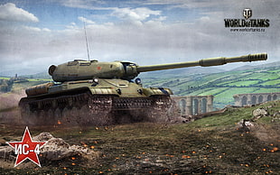World of Tanks game cover, World of Tanks, tank, IS-4, ИС-4