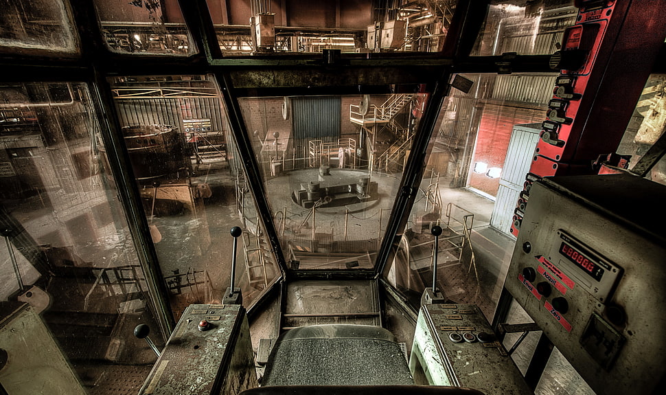 3D game application, cranes, machine HD wallpaper