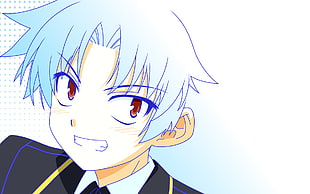 boy anime character smiling