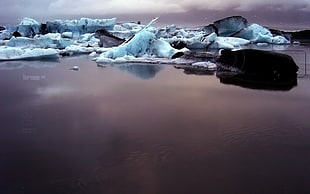 ice berg, Desktopography, nature, ice, iceberg HD wallpaper