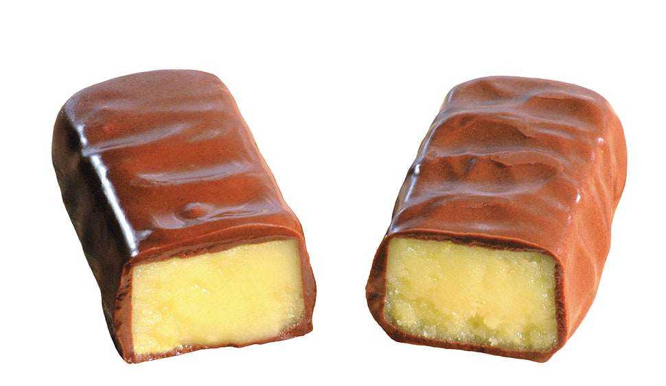 two brown chocolate bars HD wallpaper