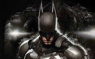 Batman digital wallpaper, video games, artwork, Batman: Arkham Knight