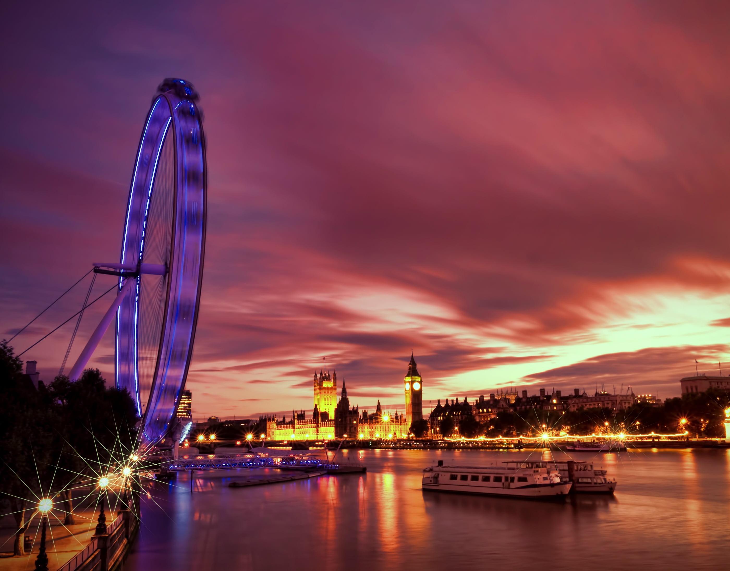 London Eye, United Kingdom HD wallpaper | Wallpaper Flare