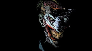 Joker, scars, DC Comics, mask HD wallpaper
