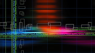 number 3D graphic wallpaper