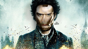 Sherlock Holmes as Iron Man edited photo, Iron Man, photo manipulation, Sherlock Holmes, crossover HD wallpaper