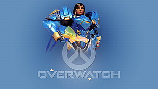 Overwatch logo, Blizzard Entertainment, Overwatch, video games, PT-Desu (Author) HD wallpaper