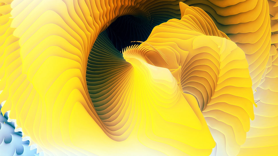 yellow artwork digital wallpaper HD wallpaper