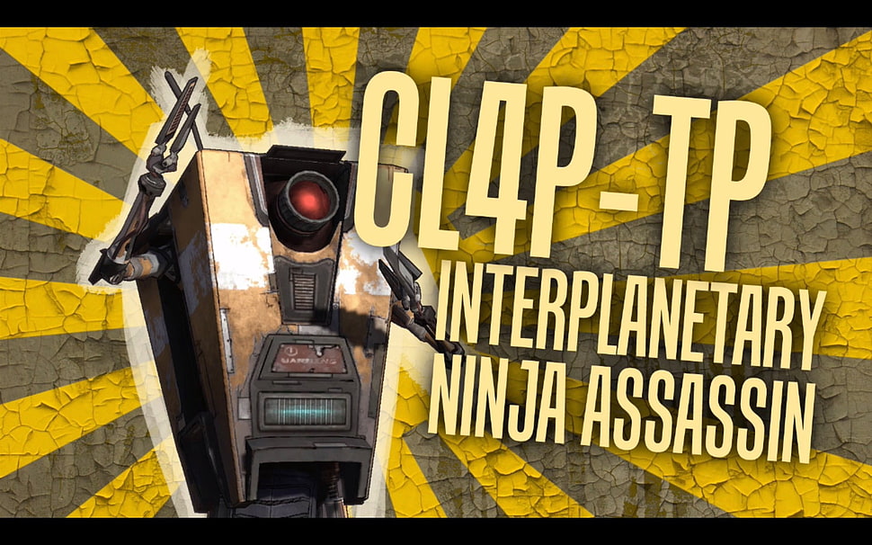CL4P-TP interplanetary ninja assassin HD wallpaper