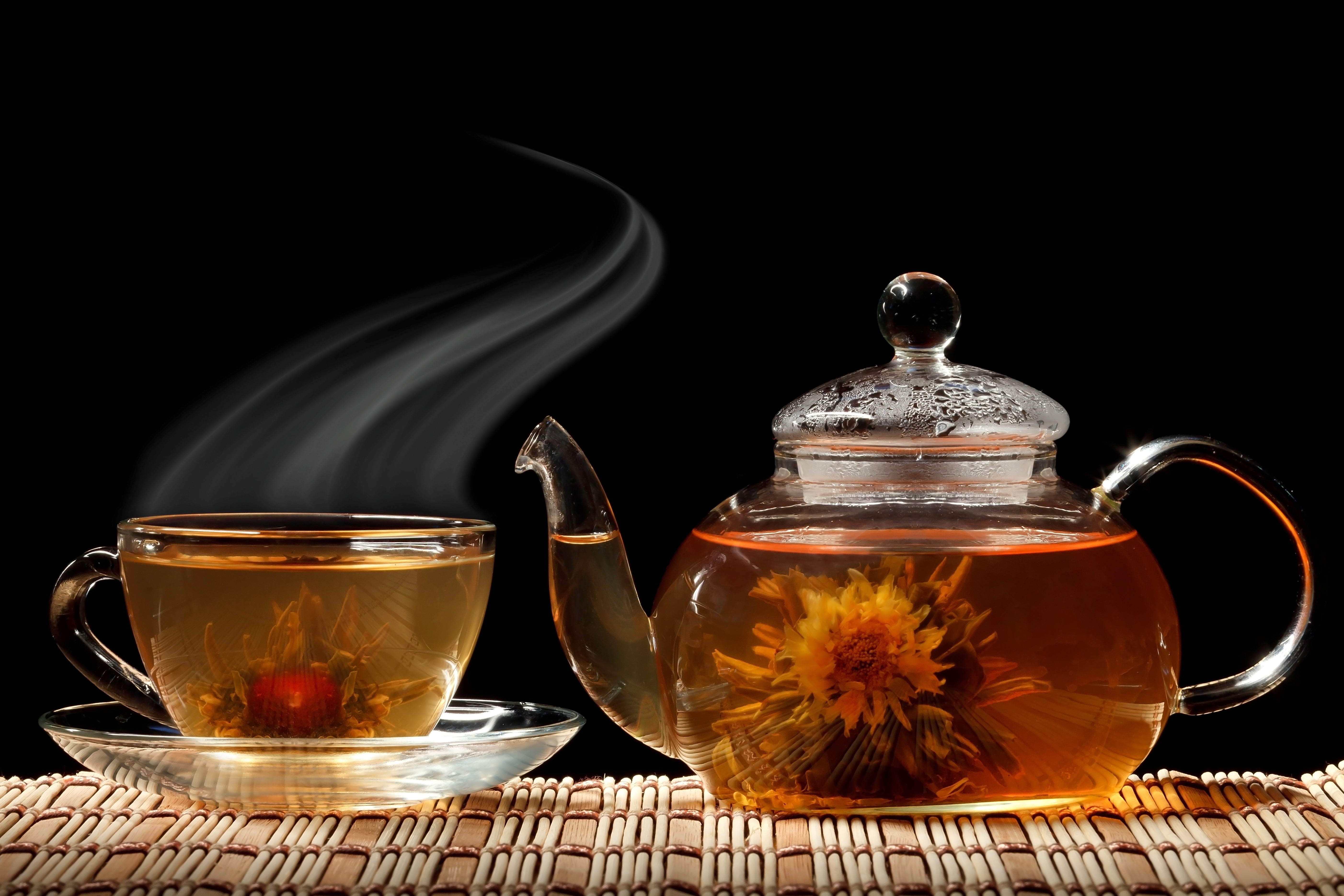 Clear Glass Teapot With Clear Glass Teacup Hd Wallpaper Wallpaper Flare