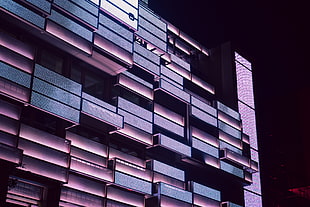 gray concrete building, Building, Architecture, Balconies HD wallpaper