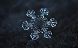 silver-colored snowflakes accessory, snow, snowflake
