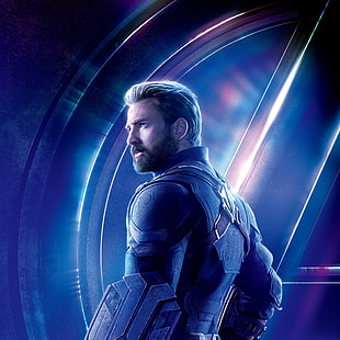 Kris Evans as Captain America HD wallpaper