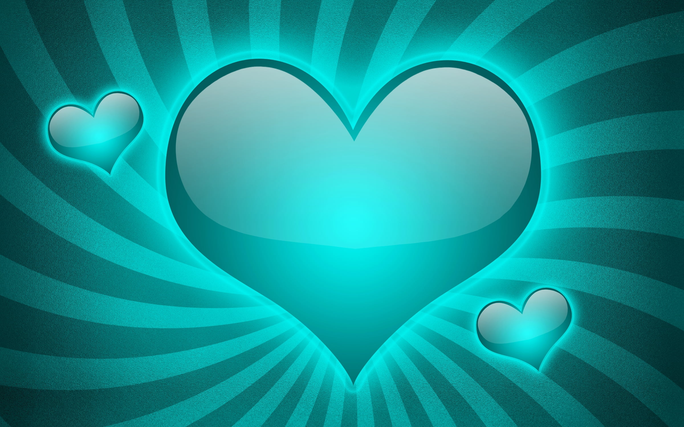 Wallpaper Turquoise hearts  Sfondi carini Bellissimi sfondi Sfondi