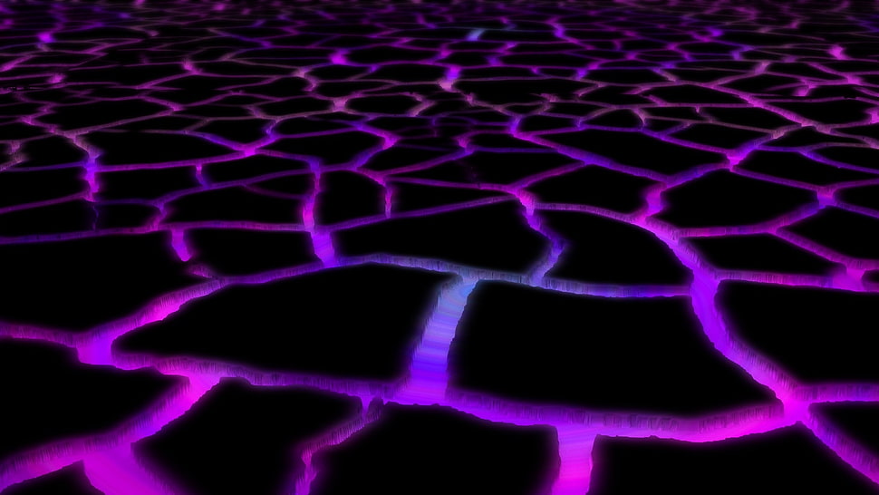 black and purple illustration HD wallpaper
