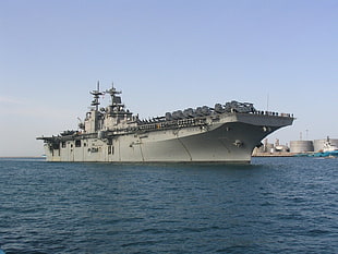 aircraft carrier, ship, military, vehicle, sea HD wallpaper