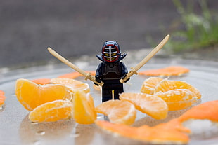 Lego Ninjago minifigure, LEGO, toys, closeup, miniatures HD wallpaper