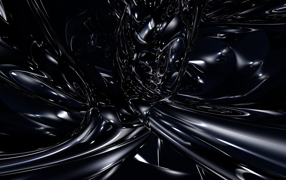 ink 3D graphics HD wallpaper
