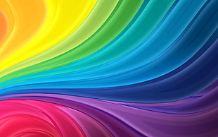 rainbow colors HD wallpaper