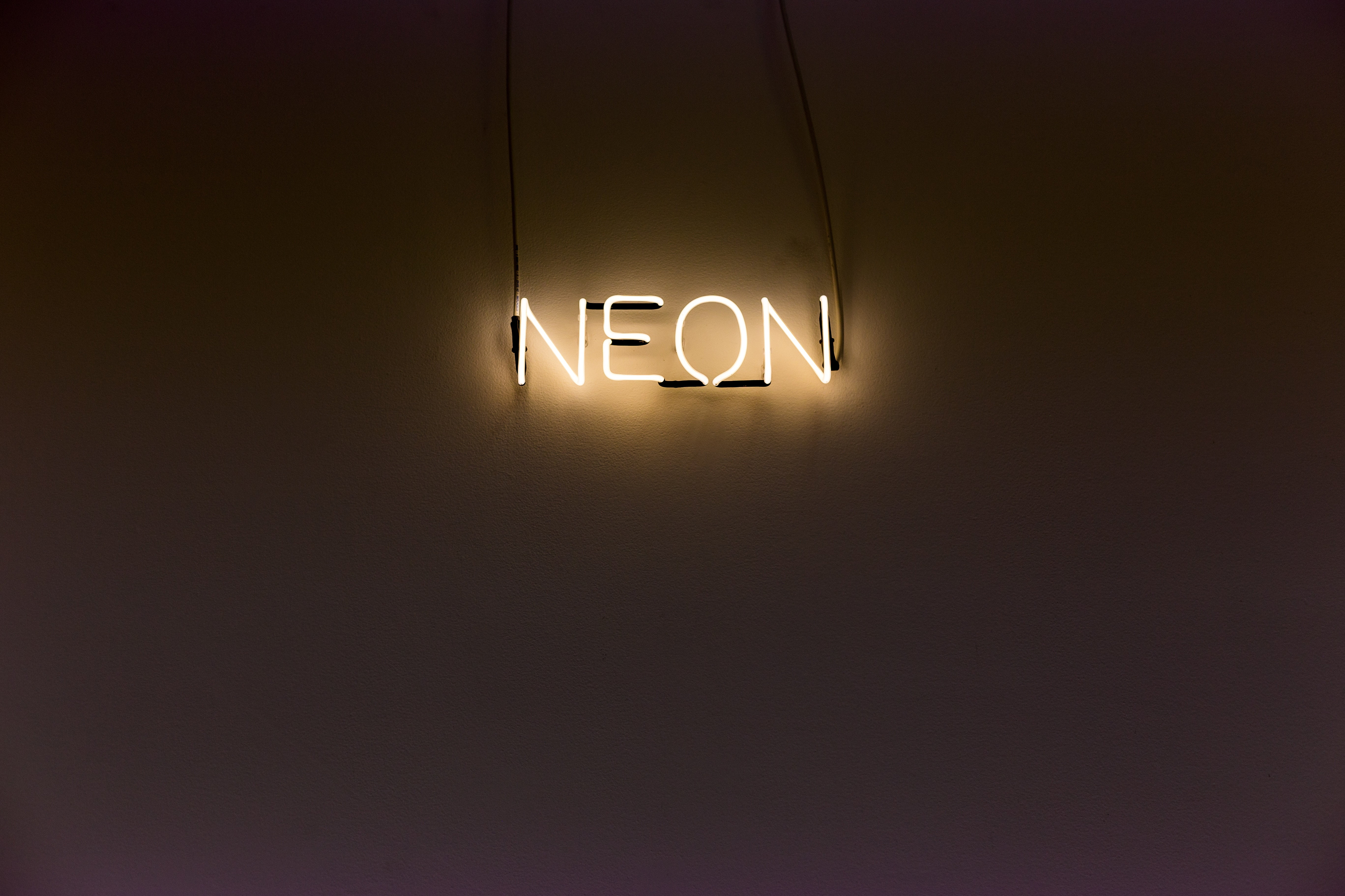yellow NEON neon light decoration