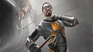 gray armored character wallpaper, Half-Life, Half-Life 2, video games HD wallpaper