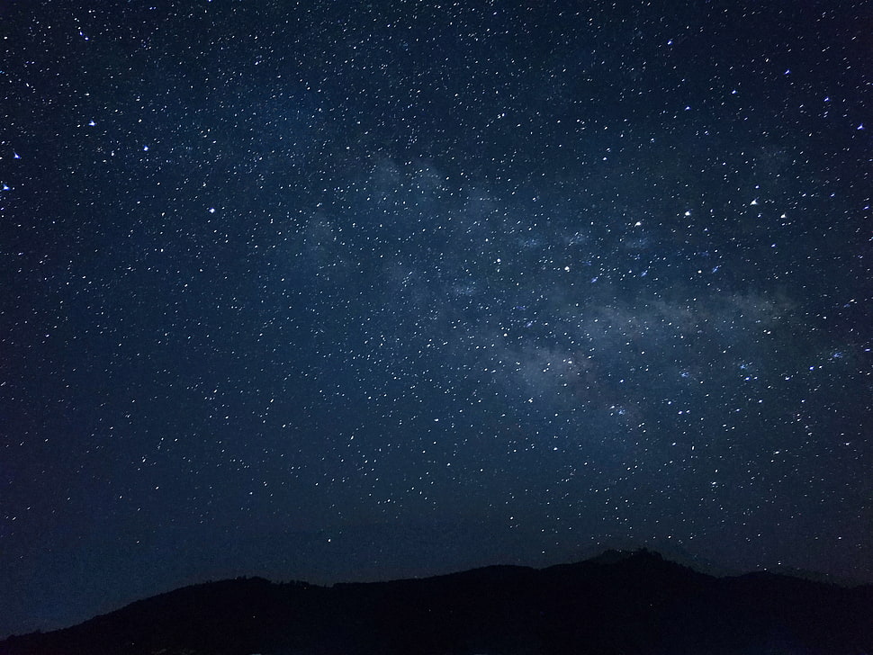 white stars, Starry sky, Night, Space HD wallpaper
