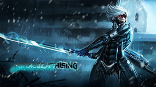 Metal Gear Rising digital wallpaper, Metal Gear Rising: Revengeance, Raiden, video games