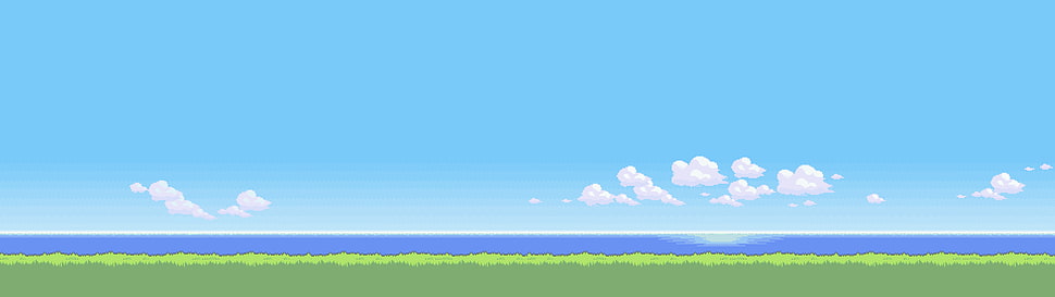 front view of seashore during daytime HD wallpaper