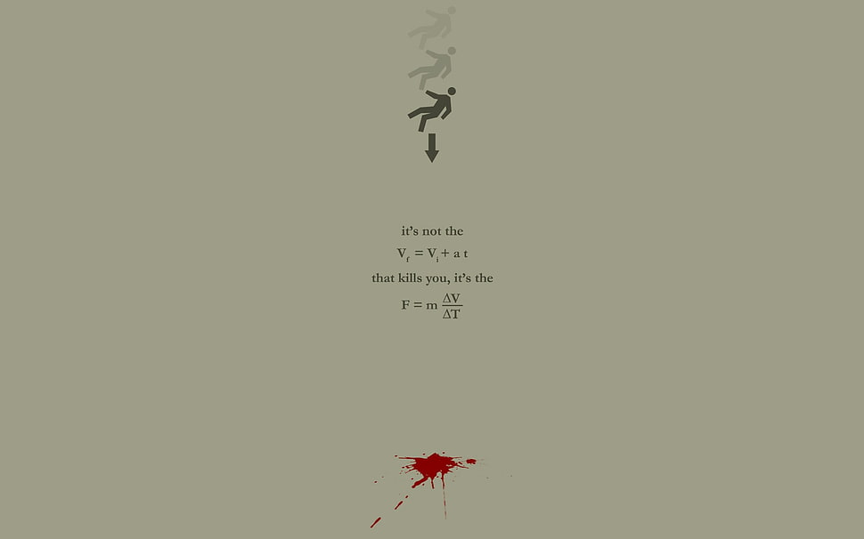 black text on white background HD wallpaper