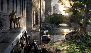 The Last of Us game digital wallpaper, The Last of Us, concept art, video games