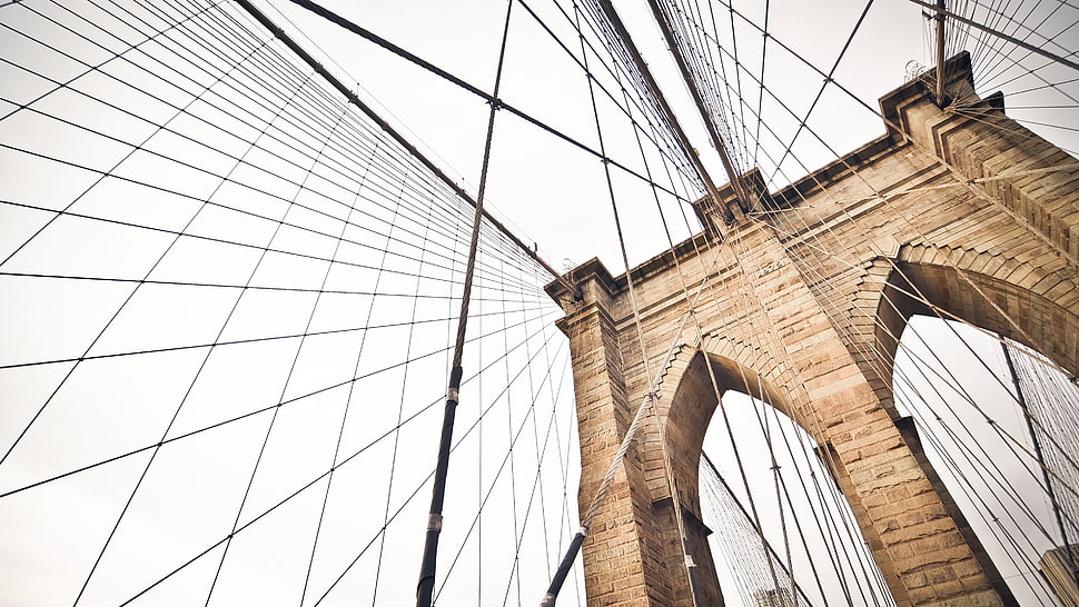 Brooklyn Bridge, Brooklyn, Brooklyn Bridge, architecture, bridge, photography HD wallpaper