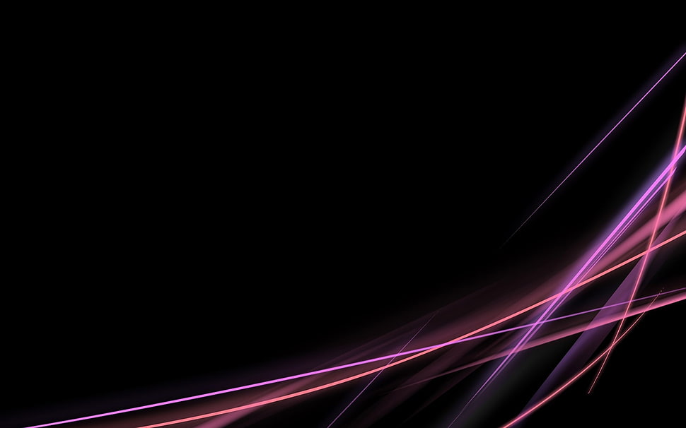 pink and black 3D wallpaper HD wallpaper