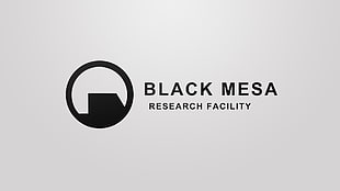 Black Mesa logo, Half-Life, logo, video games, typography HD wallpaper