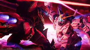 Gundam anime character, Mobile Suit Gundam Unicorn, RX-0 Unicorn Gundam, Sinanju, Gundam HD wallpaper