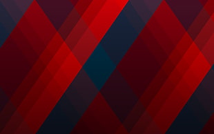 red and blue abstract digital wallpaper, abstract, pattern