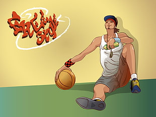 Free Style basketball animated wallpaper