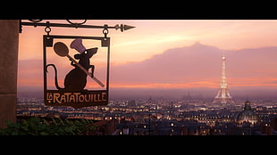 La Ratatouille signage HD wallpaper
