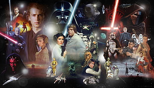 Star Wars digital wallpaper, Star Wars, fan art HD wallpaper