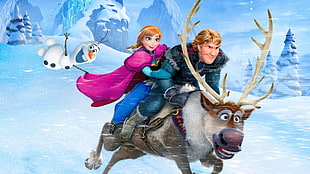 Disney Frozen digital wallpaper, Princess Anna, Christov, Disney, princess