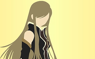 female character wearing black top graphic wallpaper, Tear Grants, Namco, Tales of the Abyss, anime vectors