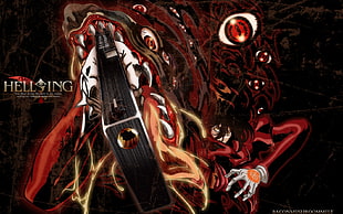 Hell Sing wallpaper, anime, Hellsing, Alucard, vampires HD wallpaper