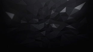 minimalism, triangle, black, abstract