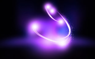 purple light digital wallpaper