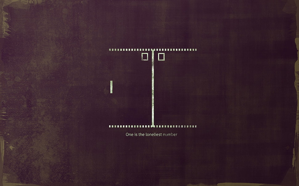Pong, retro games, old, text HD wallpaper
