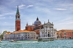 gray and brown castle, cityscape, sky, Italy, Venice